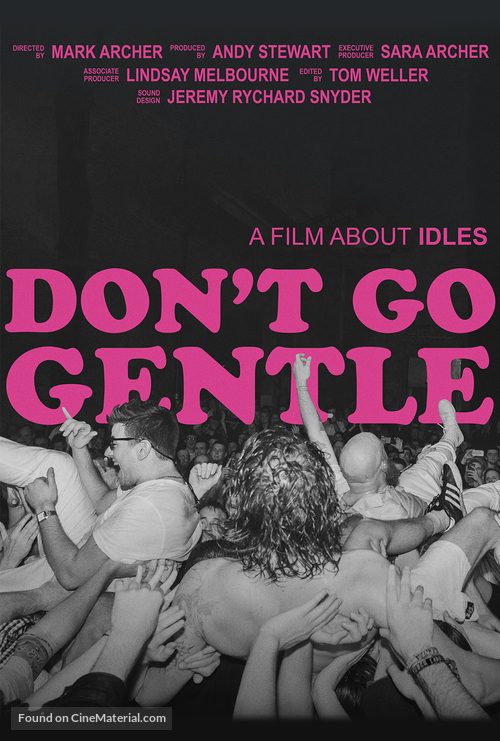 Don&#039;t Go Gentle: A Film About IDLES - British Movie Poster