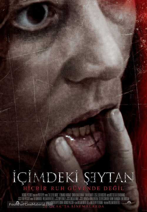 The Devil Inside - Turkish Movie Poster