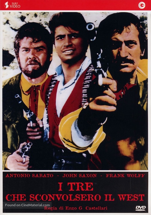 I tre che sconvolsero il West - vado, vedo e sparo - Italian DVD movie cover