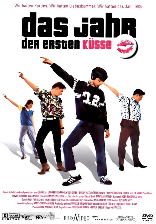 Das Jahr der ersten K&uuml;sse - German DVD movie cover