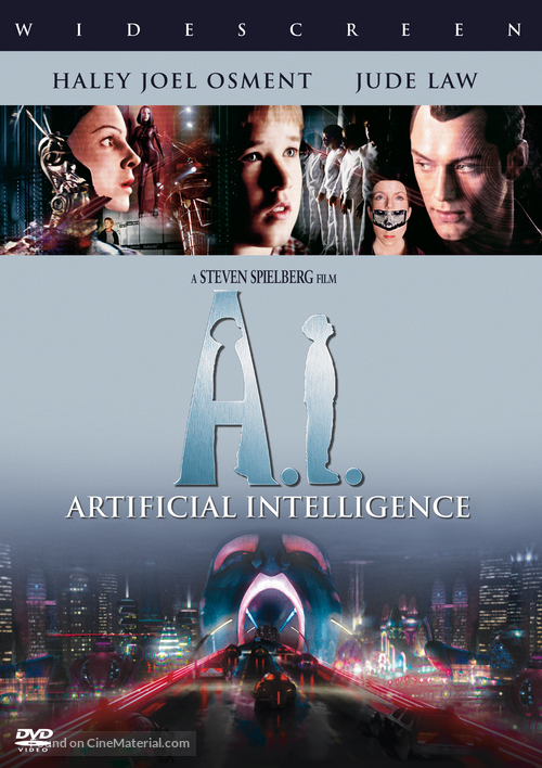 Artificial Intelligence: AI - DVD movie cover