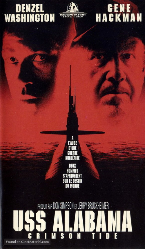 Crimson Tide - French VHS movie cover