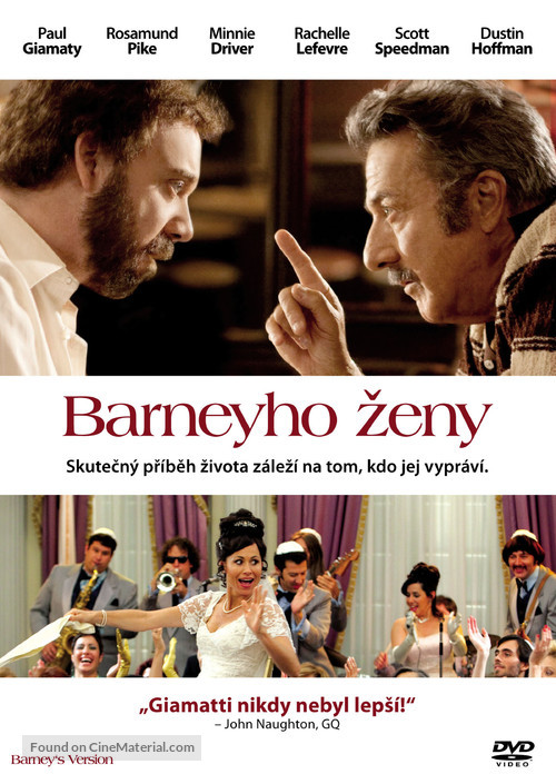 Barney&#039;s Version - Czech DVD movie cover