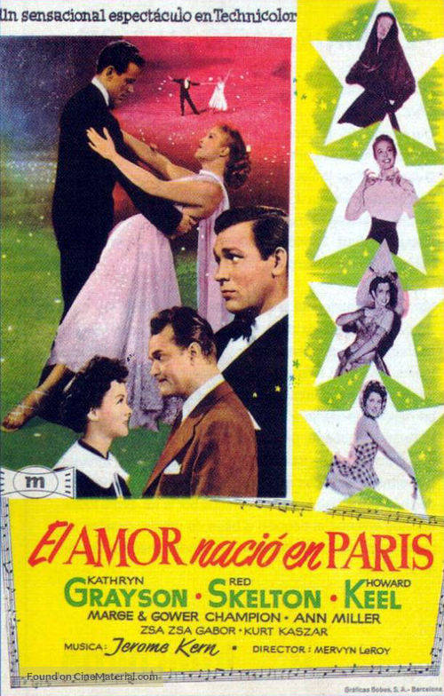 Lovely to Look at - Spanish Movie Poster
