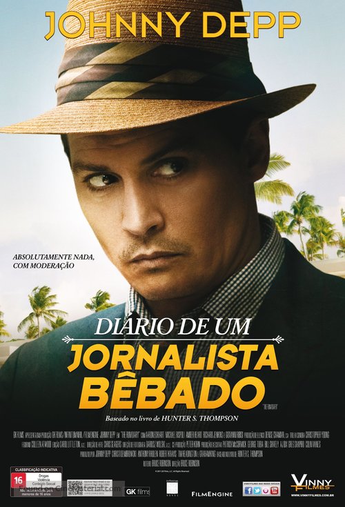 The Rum Diary - Brazilian Movie Poster