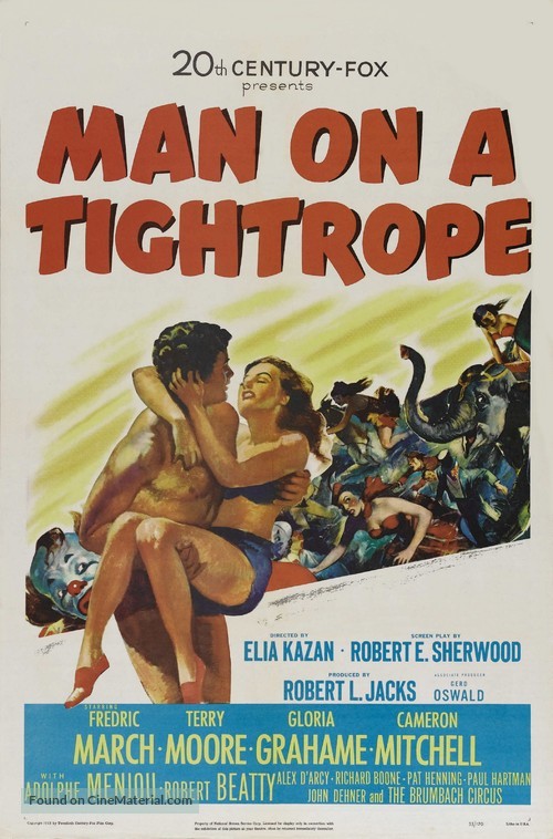 Man on a Tightrope - Movie Poster