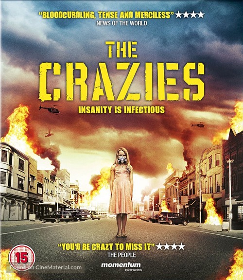 The Crazies - British Blu-Ray movie cover