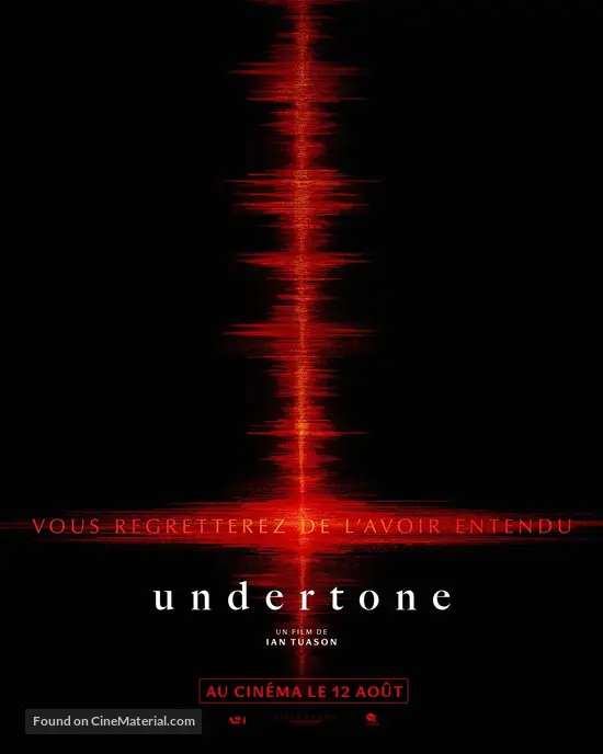 Undertone - French Movie Poster
