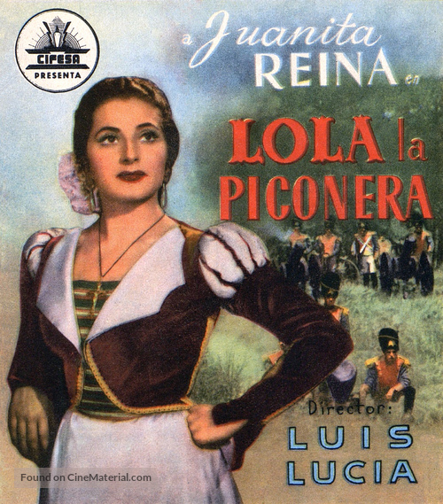 Lola, la piconera - Spanish Movie Poster
