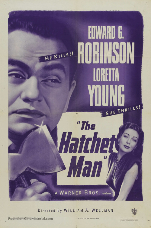 The Hatchet Man - Re-release movie poster