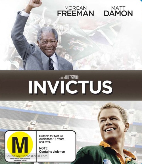 Invictus - New Zealand Blu-Ray movie cover