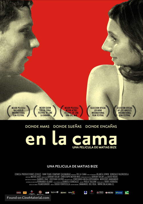 En la cama - Chilean poster