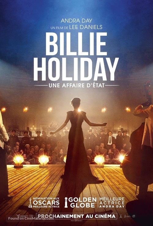 The United States vs. Billie Holiday - French Movie Poster