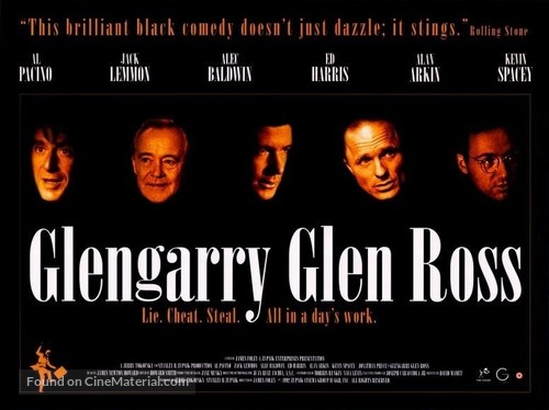 Glengarry Glen Ross - British Movie Poster