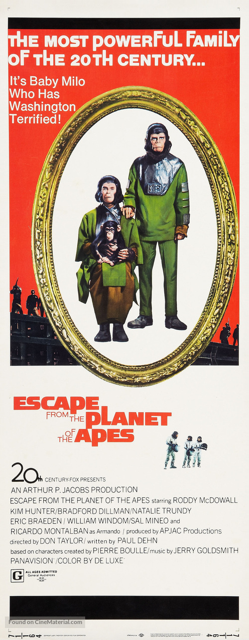 Escape from the Planet of the Apes - Theatrical movie poster