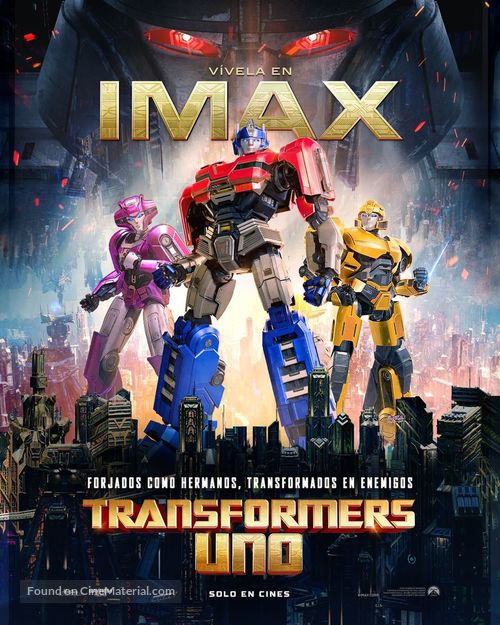 Transformers One - Mexican Movie Poster