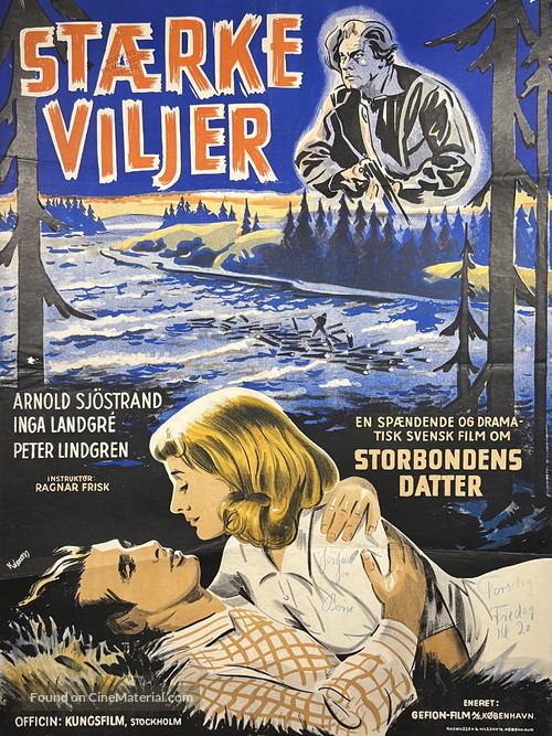 Hammarforsens brus - Danish Movie Poster