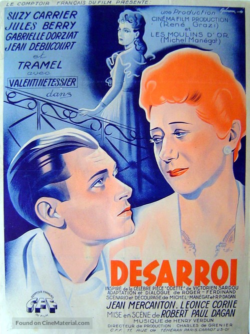 D&eacute;sarroi - French Movie Poster