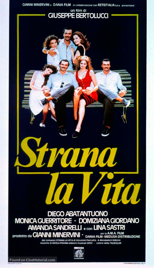 Strana la vita - Italian Movie Poster