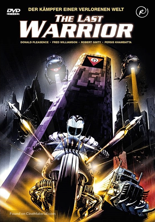 Warrior of the Lost World - German DVD movie cover