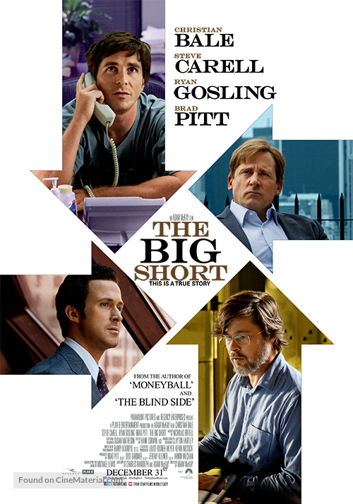 The Big Short - Lebanese Movie Poster