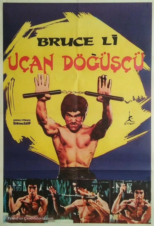 The Real Bruce Lee - Turkish Movie Poster
