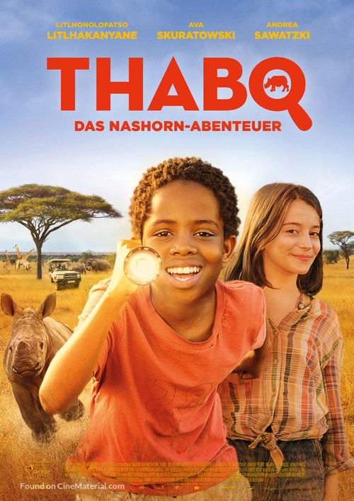 Thabo - The Rhino Adventure - German Movie Poster