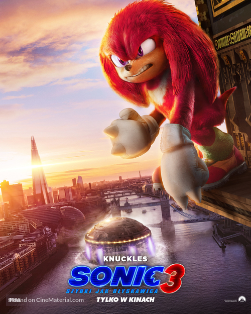 Sonic the Hedgehog 3 - Polish Movie Poster