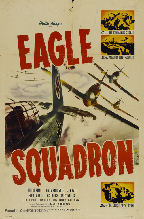 Eagle Squadron - Re-release movie poster