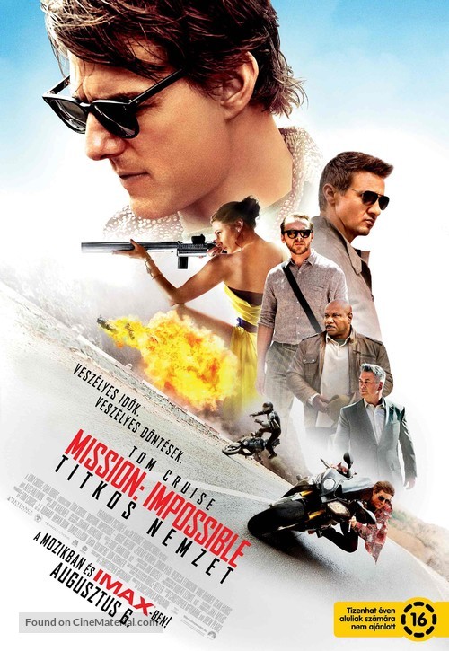 Mission: Impossible - Rogue Nation - Hungarian Movie Poster