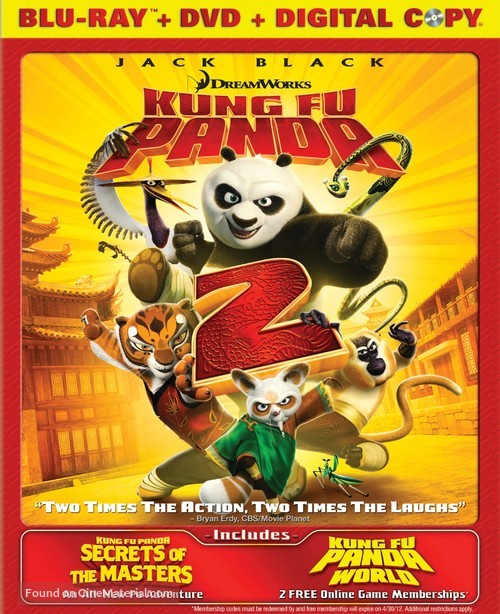 Kung Fu Panda: Secrets of the Masters - Blu-Ray movie cover