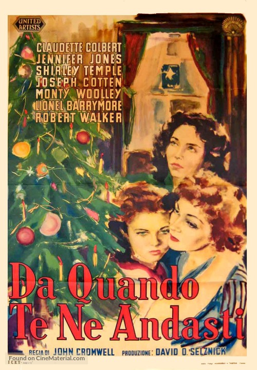 Since You Went Away - Italian Movie Poster