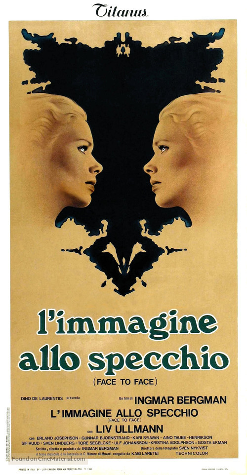 Ansikte mot ansikte - Italian Movie Poster