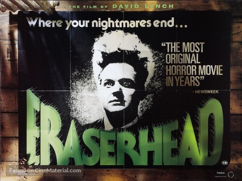 Eraserhead - British Movie Poster