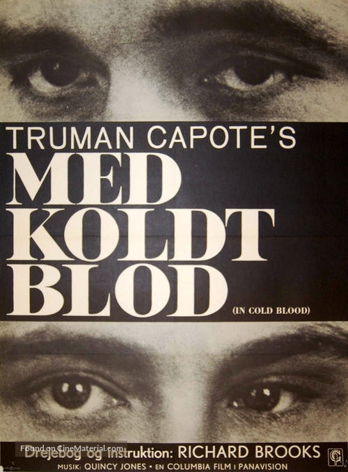 In Cold Blood - Danish Movie Poster