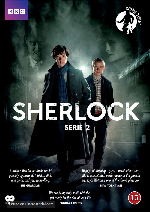 &quot;Sherlock&quot; - Danish DVD movie cover