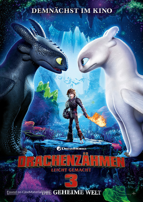 How to Train Your Dragon: The Hidden World - German Movie Poster