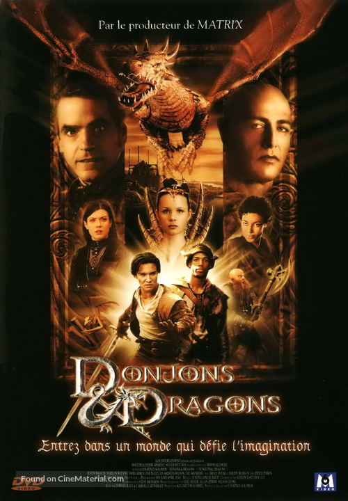 Dungeons And Dragons - French DVD movie cover
