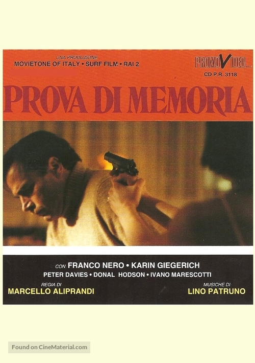Prova di memoria - Italian Movie Poster