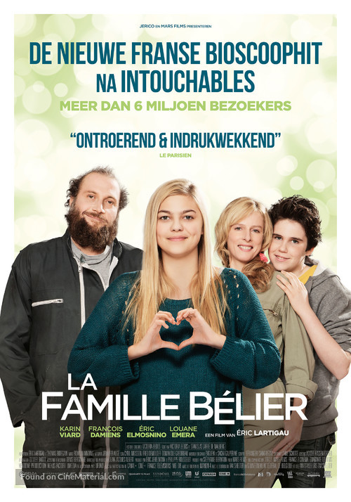 La famille B&eacute;lier - Dutch Movie Poster