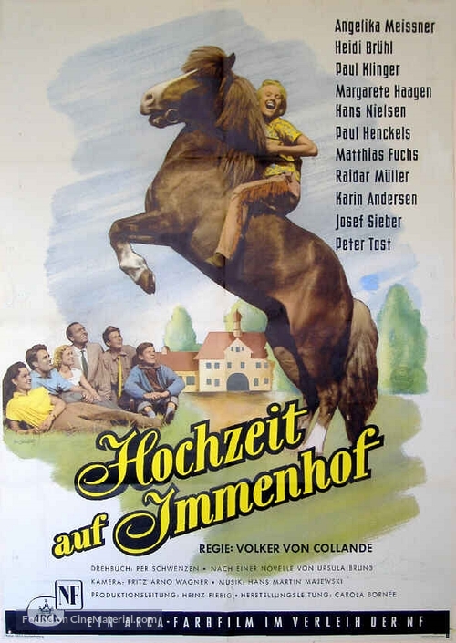 Hochzeit auf Immenhof - German Movie Poster