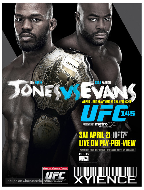 UFC 145: Jones vs. Evans - Movie Poster