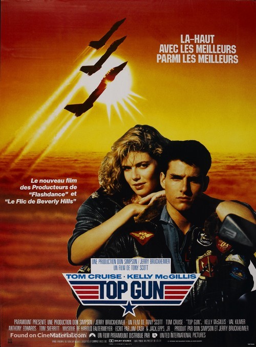 Top Gun - French Movie Poster