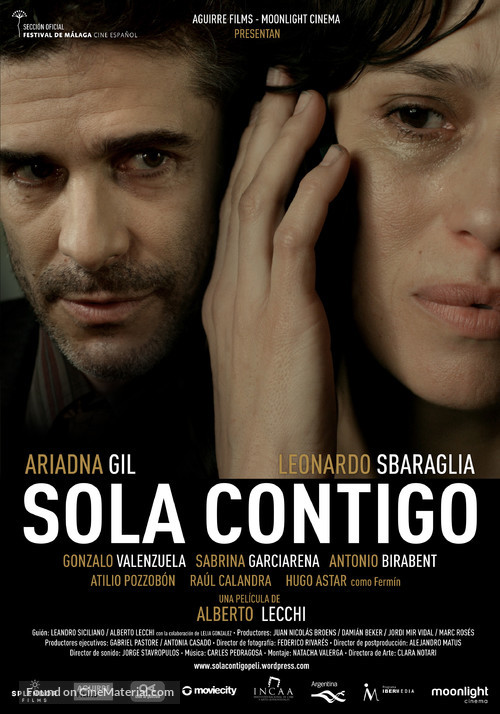 Sola contigo - Spanish Movie Poster