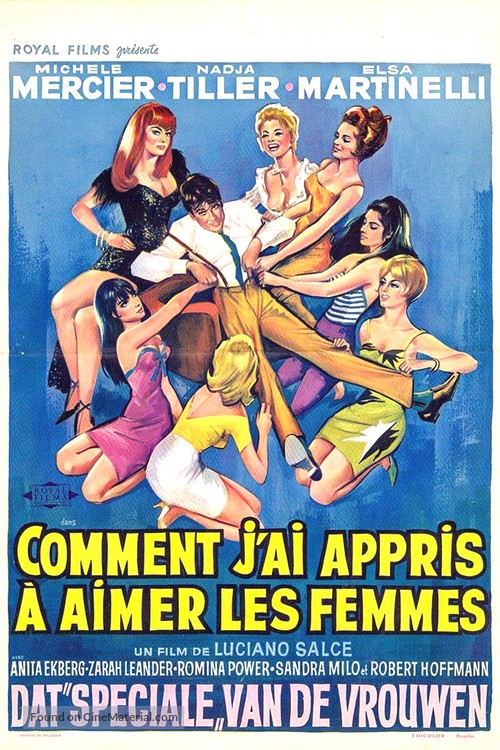 Come imparai ad amare le donne - Belgian Movie Poster