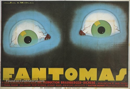 Fant&ocirc;mas - French Movie Poster