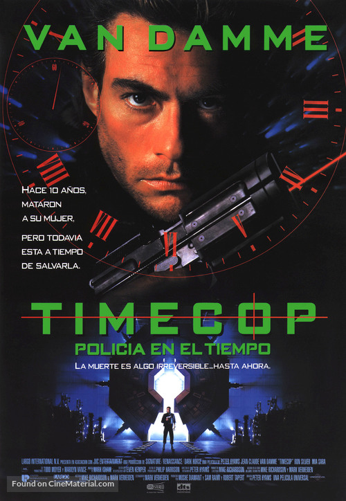 Timecop - Spanish Movie Poster