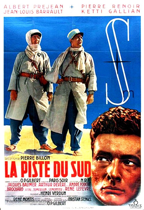 La piste du sud (1938) French movie poster