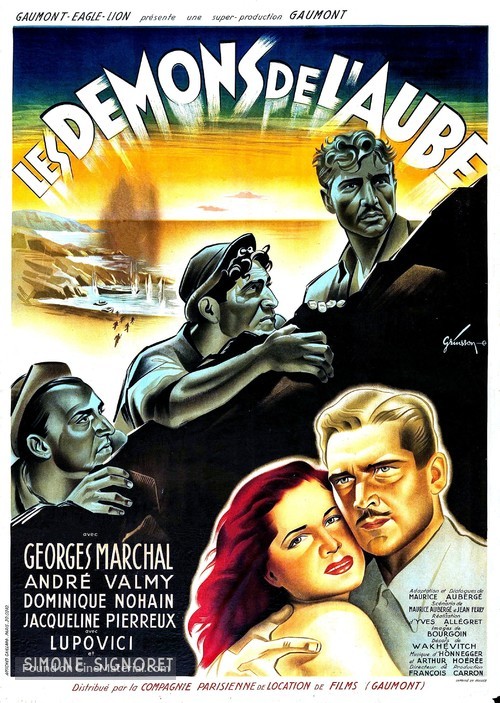Les d&eacute;mons de l&#039;aube - French Movie Poster