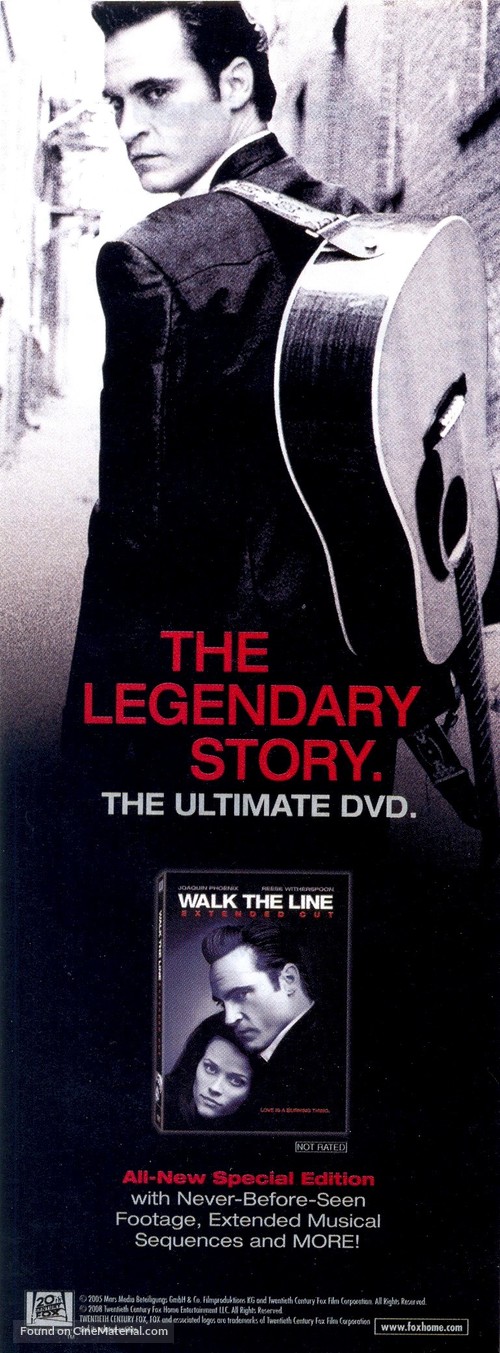 Walk the Line - Video release movie poster